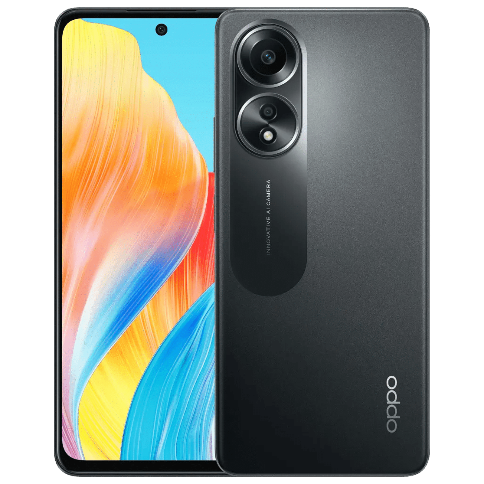 Buy Oppo A Gb Ram Gb Glowing Black Online Croma